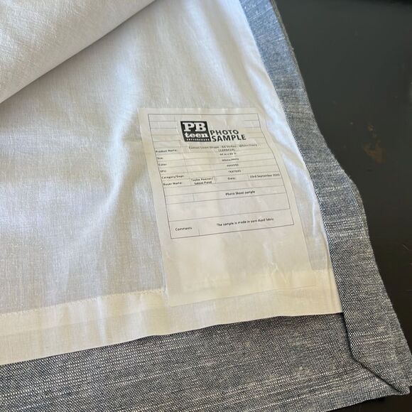 Pottery Barn Teen Cotton Linen Drape - Picture 5 of 7